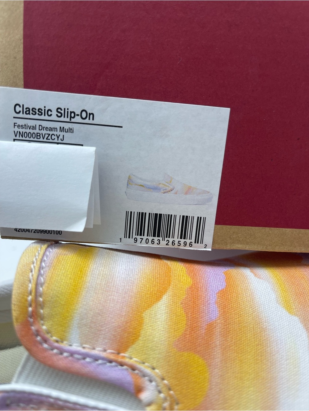 Vans WMNS Classic Slip-On Festival Dream Multi
Sneakers Lavender Watercolor - Picture 16 of 16